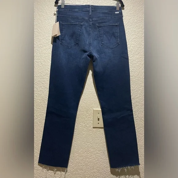 Mother Jeans NWT Mid Rise Dazzler Ankle Fray Fancy Meeting You Here Size 31 - Picture 6 of 10